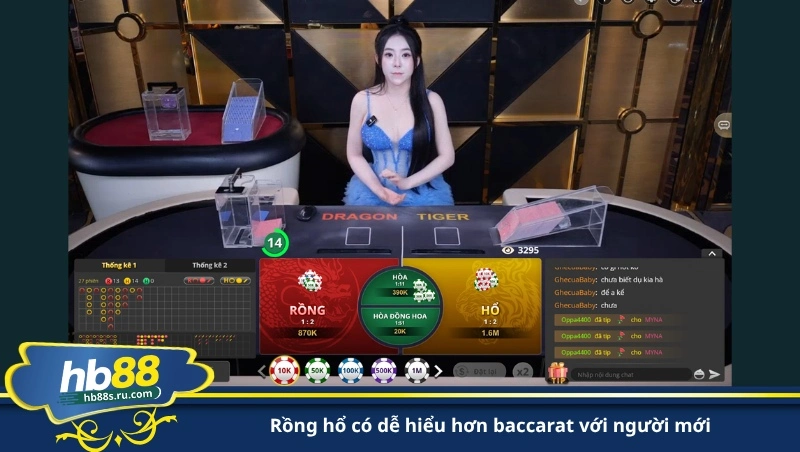 rồng hổ có dễ hiểu hơn baccarat với người mới