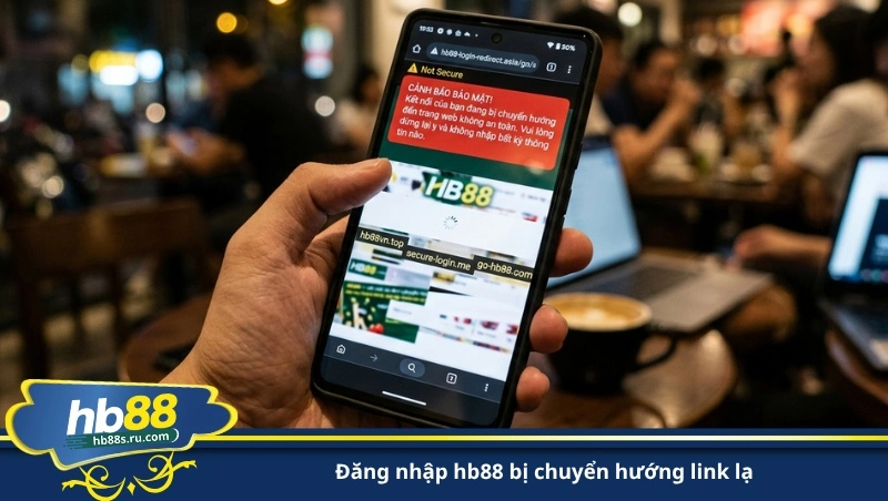 đăng nhập hb88 bị chuyển hướng link lạ
