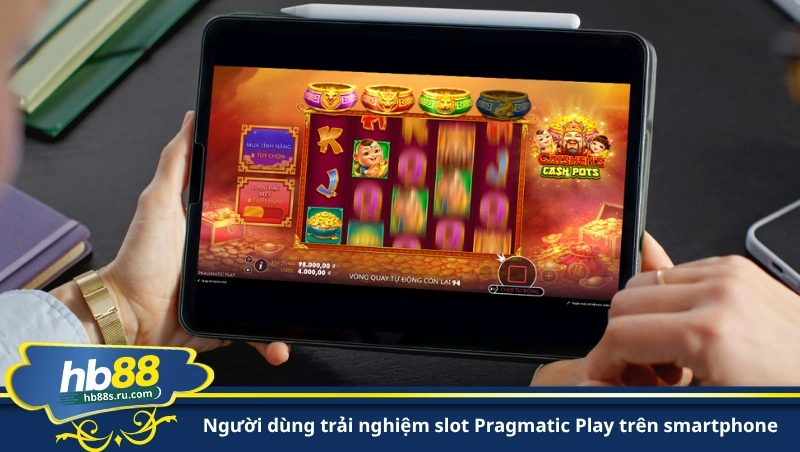 người dùng trải nghiệm slot Pragmatic Play trên smartphone