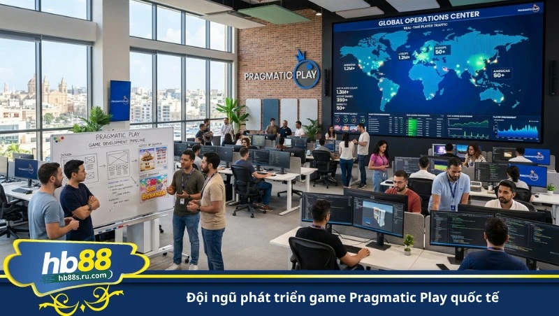 đội ngũ phát triển game Pragmatic Play quốc tế